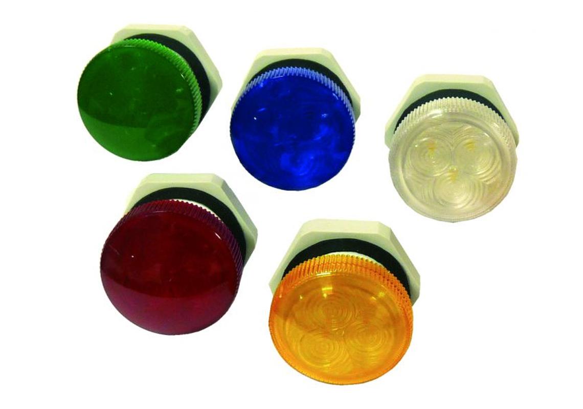 Waterproof LED light indicator in for marking of bus/coach
